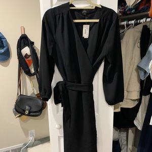 J. Crew Wrap Dress in 365 Crepe NWT